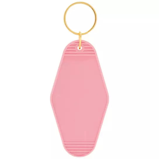 Custom Balloon Dog and Name Motel Keychain