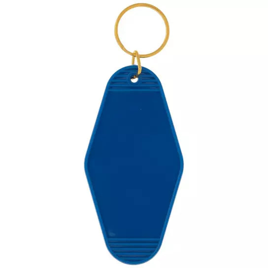 Custom Balloon Dog and Name Motel Keychain