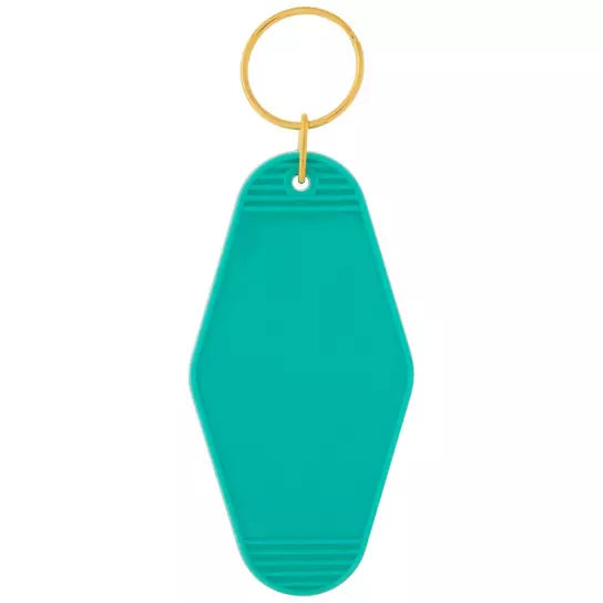 Custom Balloon Dog and Name Motel Keychain
