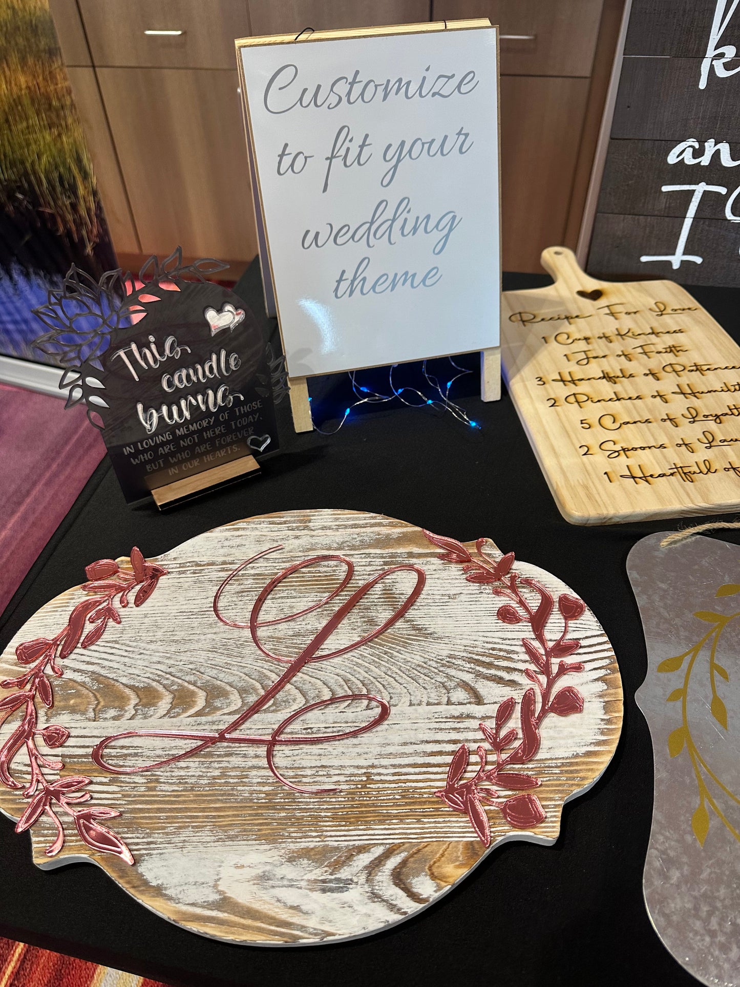 Charcuterie Cutting Board Sign Design