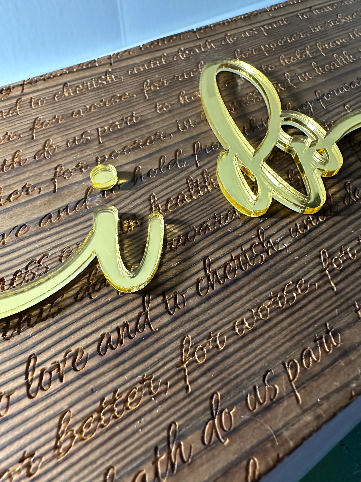 Custom Acrylic Letters ... no sign