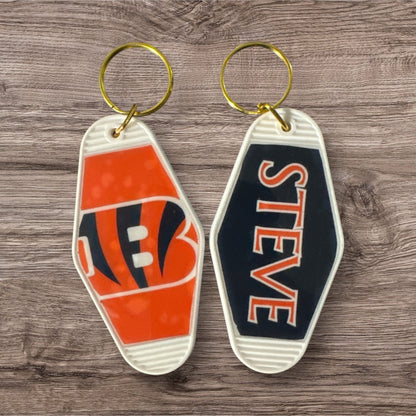 Custom Motel Keychain